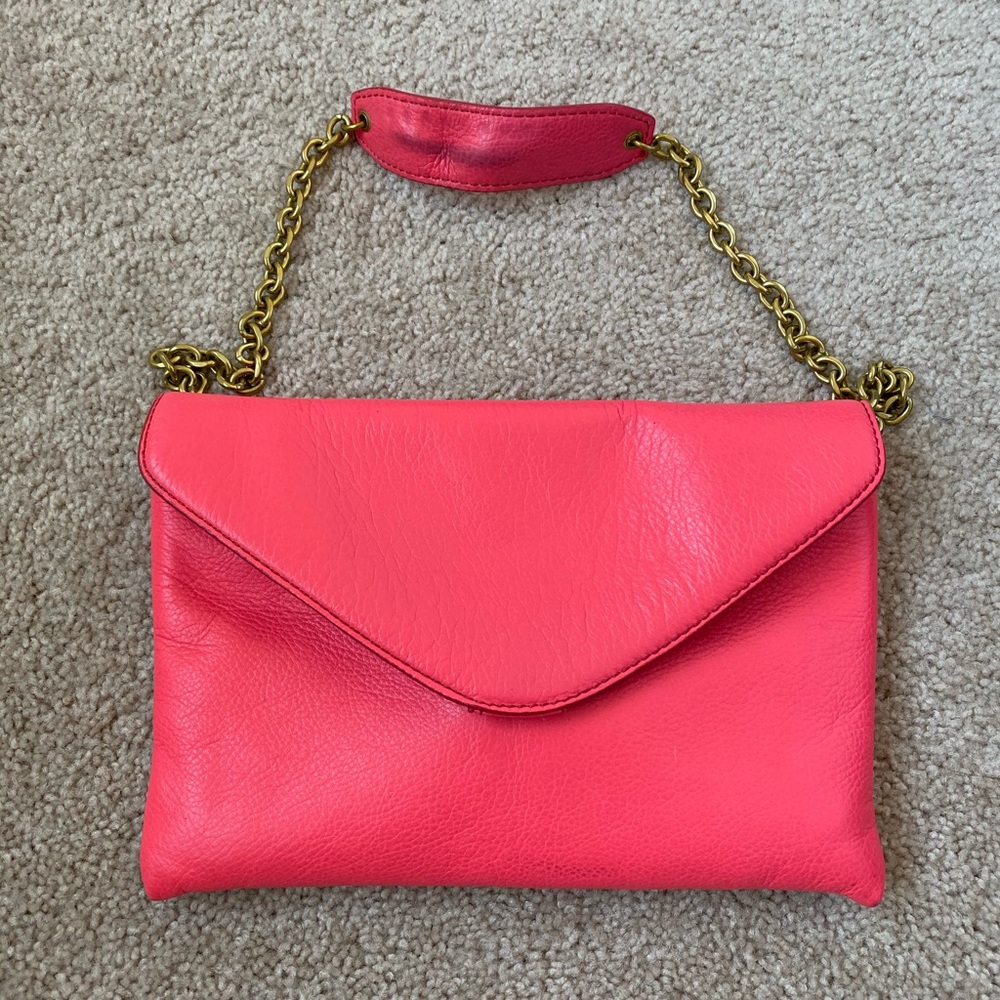 J. Crew Hot Pink Shoulder Bag